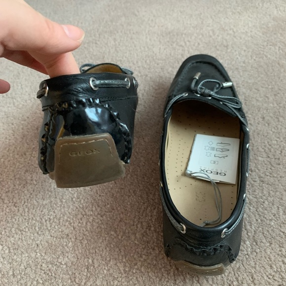 Geox leather flats/loafers/boat shoes - Picture 2 of 6